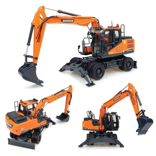 ESCAVATORE DOOSAN DX140W 1:50 Universal Hobbies Mezzi Industriali Modellino