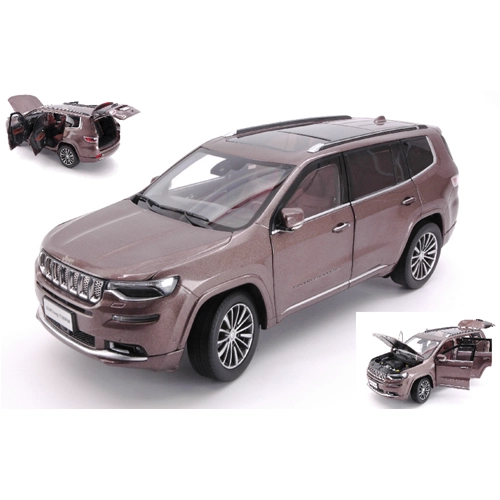 JEEP COMMANDER 4x4 2018 BROWN 1:18 Paudi Model Auto Stradali Modellino