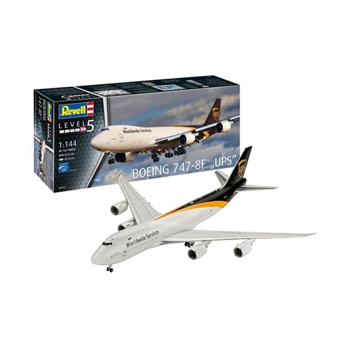 BOEING 747 8F UPS KIT 1:144 Revell Kit Aerei Modellino