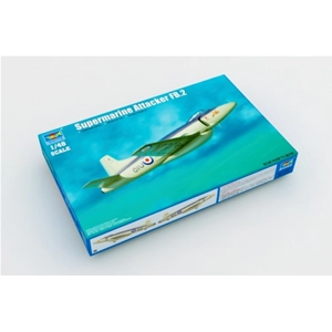 AEREO SUPERMARINE ATTACKER FB.2 FIGHTER KIT 1:48 Trumpeter Kit Aerei Modellino