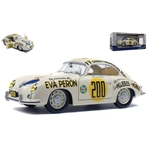 PORSCHE 356 EVA PERON N.200 DNF PANAMERICANA 1953 JACQUELINE EVANS 1:18 Solido Auto Competizione Modellino