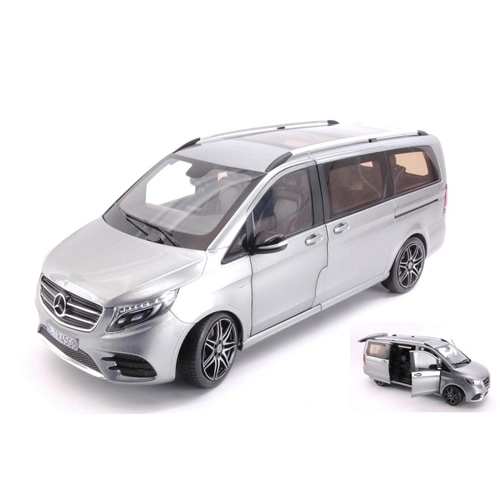 MERCEDES V-CLASS 2018 GREY METALLIC 1:18 Norev Auto Stradali Modellino