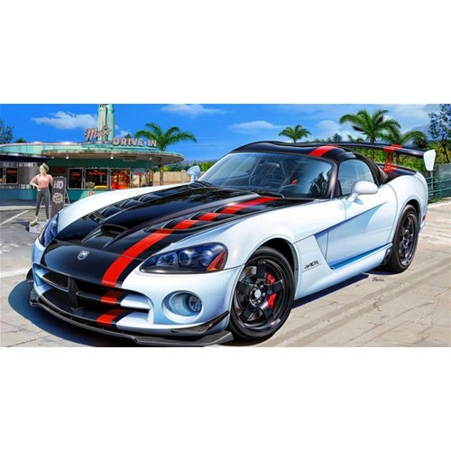 DODGE VIPER SRT 10 ACR KIT 1:25 Revell Kit Auto Modellino