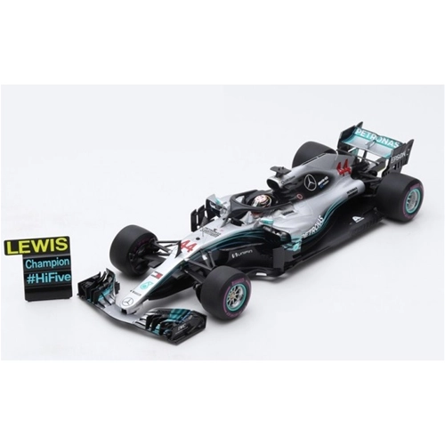 MERCEDES W09 L.HAMILTON 2018 N.44 FORMULA ONE WORLD CHAMPION 1:18 Spark Model Formula 1 Modellino