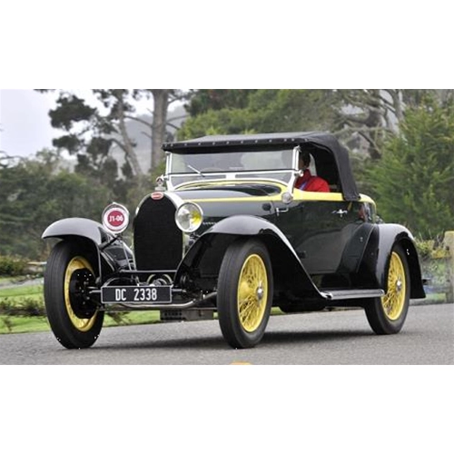 BUGATTI T40 ROADSTER 1921 YELLOW/BLACK 1:43 Matrix Scale Models Auto d'Epoca Modellino