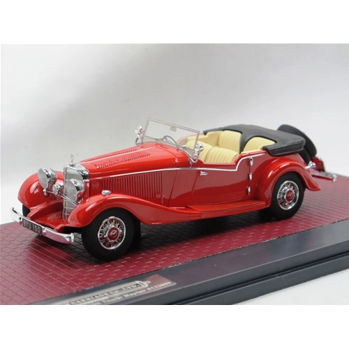 MERCEDES 500K FOUR PASSENGER TOURER MAYFAIR N.23689 1934 1:43 Matrix Scale Models Auto d'Epoca Modellino