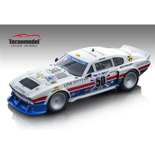 ASTON MARTIN AM V8 N.50 DNF LE MANS 1979 R.HAMILTON-M.SALMON 1:18 Tecnomodel Auto Competizione Modellino