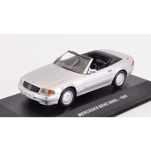 MERCEDES 500 SL 1989 SILVER 1:43 Solido Auto Stradali Modellino