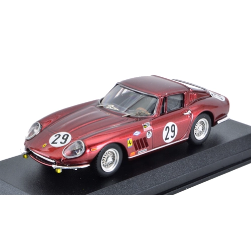 FERRARI 275 GTB/4 N.29 ACCIDENT 24 H DAYTONA 1967 GUTIERREZ-REBAQUE 1:43 Best Model Auto Competizione Modellino
