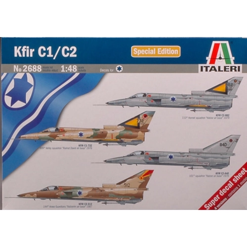 KFIR C1/C2 KIT 1:72 Italeri Kit Aerei Modellino