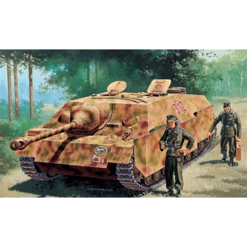 CARRO ARMATO SD.KFZ.162 JAGDPANZER IV AUSF.F KIT 1:35 Italeri Kit Mezzi Militari Modellino