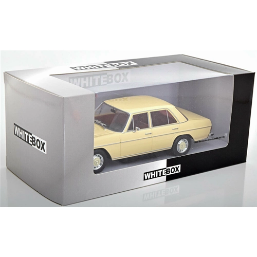 MERCEDES 200 D (W115) 1968 BEIGE 1:24 Whitebox Auto Stradali Modellino