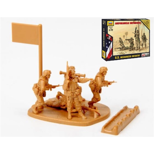 AMERICAN INFANTRY KIT 1:72 Zvezda Kit Figure Militari Modellino