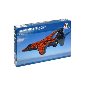 JAGUAR GR.3 BIG CAT SPECIAL COLORS KIT 1:72 Italeri Kit Aerei Modellino