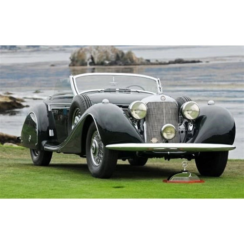 MERCEDES 540K SPEZIALROADSTER SINDELFINGEN 1939 BLACK 1:43 Matrix Scale Models Auto d'Epoca Modellino