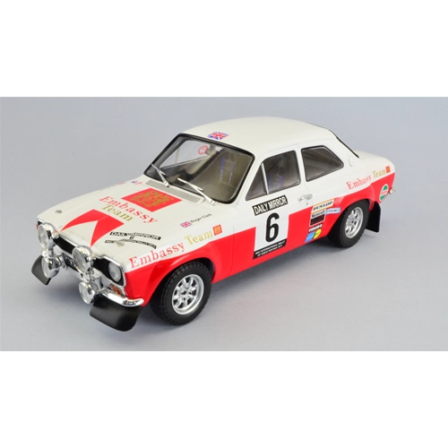 FORD ESCORT MK1 RS 1600 N.6 11th RAC RALLY 1971 PORTER-CLARK 1:18 Ixo Model Auto Rally Modellino