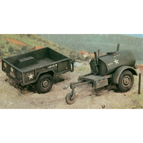 GAL.S TANK TRAILER AND M101 KIT 1:35 Italeri Kit Mezzi Militari Modellino