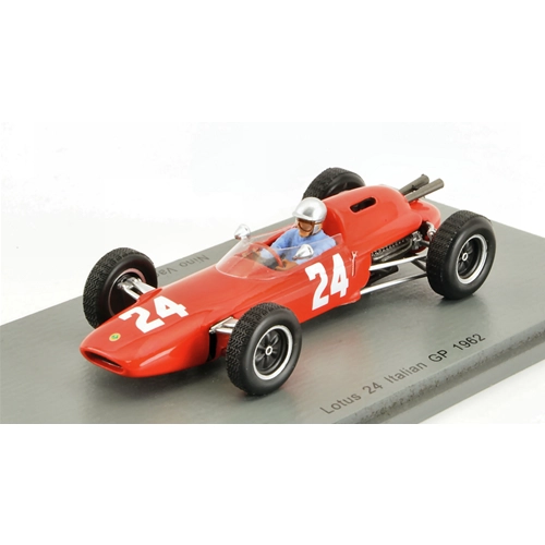 LOTUS 24 NINO VACCARELLA 1962 N.24 9th ITALY GP 1:43 Spark Model Formula 1 Modellino