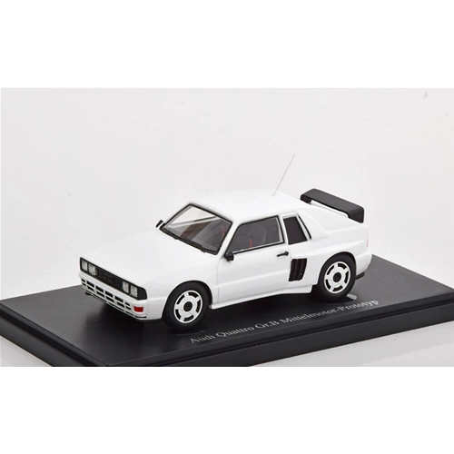 AUDI QUATTRO GR.B MITTELMOTOR-PROTOTYPE 1985 WHITE 1:43 Autocult Auto Competizione Modellino
