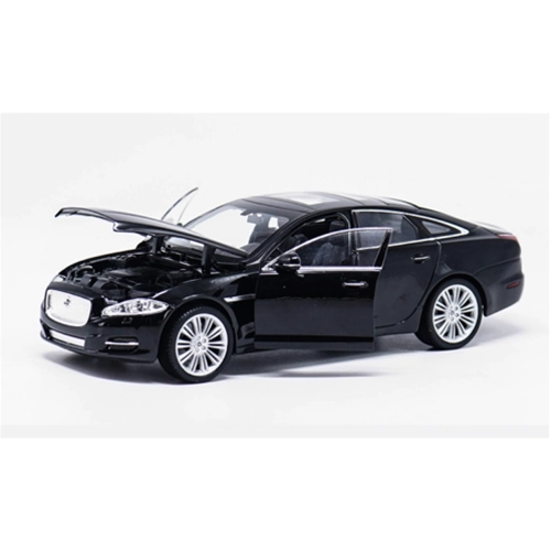 JAGUAR XJ 2010 BLACK 1:24 Welly Auto Stradali Modellino
