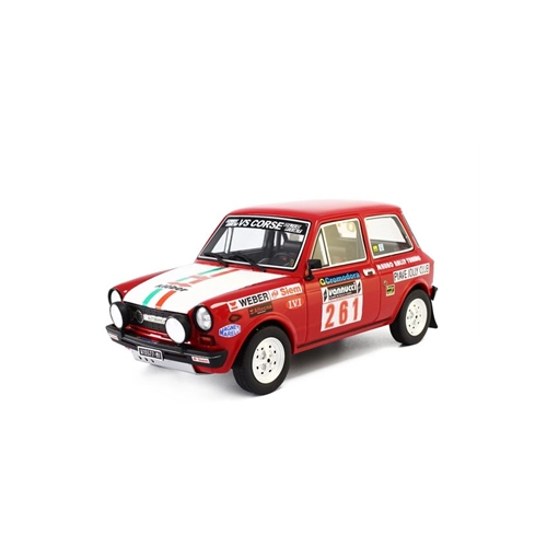 AUTOBIANCHI A112 N.261 RALLY ISOLA D'ELBA 1978 TOGNANA-RUBINATO 1:18 Laudo Racing Auto Rally Modellino