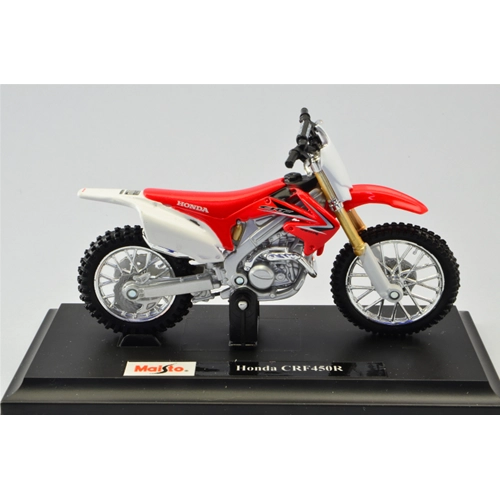 HONDA CRF 450R N.0 CROSS 2008 1:18 Maisto Moto Modellino