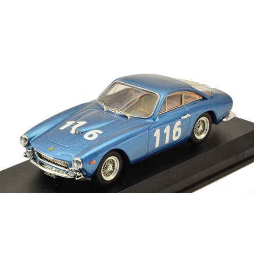 FERRARI 250 GTL N.116 TARGA FLORIO 1965 BLOUIN-SAUER 1:43 Best Model Auto Competizione Modellino