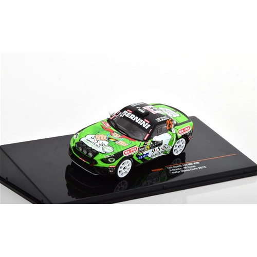 FIAT ABARTH 124 RGT N.25 WRC DNF MONTE CARLO 2018 NUCITA-VOZZO 1:43 Ixo Model Auto Rally Modellino