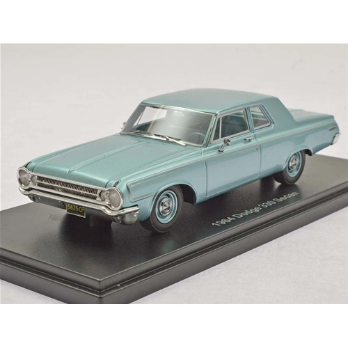 DODGE 330 SEDAN 1964 METALLIC LIGHT BLUE 1:43 Neo Scale Models Auto Stradali Modellino