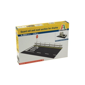 GUARD RAIL & ROAD SECTION FOR DISPLAY KIT 1:24 KIT 1:24 Italeri Kit Diorami Modellino