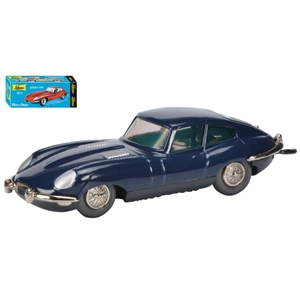 JAGUAR E-TYPE 1961 METAL cm 12 A CARICA Schuco Auto Stradali Modellino