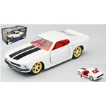 ROMAN'S FORD MUSTANG FAST & FURIOUS WHITE 1:32 Jada Toys Movie Modellino