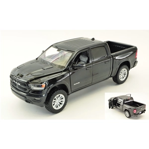 DODGE RAM 1500 2019 BLACK 1:24 MotorMax Auto Stradali Modellino