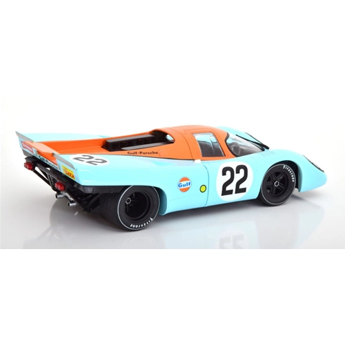 PORSCHE 917 K GULF N.22 ACCIDENT LE MANS 1970 D.HOBBS-M.HAILWOOD 1:18 CMR Classic Model Replicars Auto Competizione Modellino