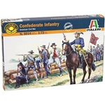 CONFEDERATE INFANTRY THE GRAYS KIT 1:72 Italeri Kit Figure Militari Modellino