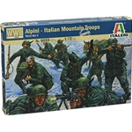 ITALIAN MOUNTAIN TROOPS "ALPINI" KIT 1:72 Italeri Kit Figure Militari Modellino
