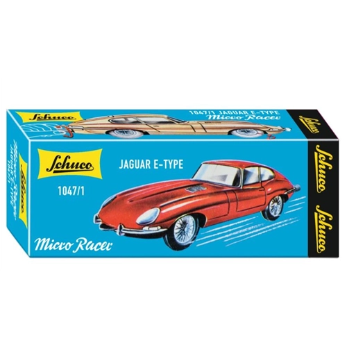 JAGUAR E-TYPE 1961 METAL cm 12 A CARICA Schuco Auto Stradali Modellino