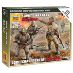 SOVIET INFANTRY 1941 KIT 1:72 Zvezda Kit Figure Militari Modellino