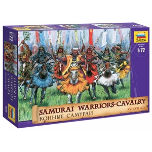 SAMURAI WARRIORS CAVALRY KIT 1:72 Zvezda Kit Figure Militari Modellino