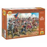 AUSTRIAN MUSKETEERS AND PIKEMEN KIT 1:72 Zvezda Kit Figure Militari Modellino