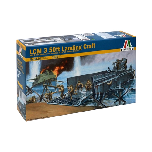 LCM 3 LANDING CRAFT KIT 1:35 Italeri Kit Mezzi Militari Modellino