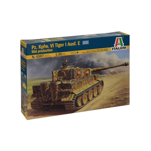 PZ.KPFW.VI TIGER I AUSF.E MID PRODUCTION KIT 1:35 Italeri Kit Mezzi Militari Modellino