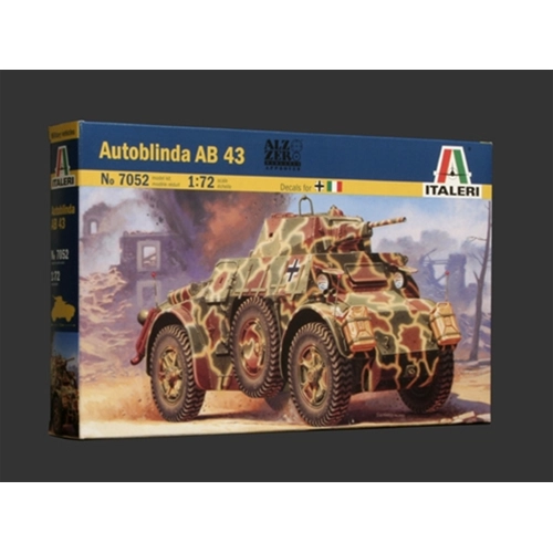 AUTOBLINDA AB 43 KIT 1:72 Italeri Kit Mezzi Militari Modellino