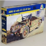ABM 42 WITH 47/32 AT GUN KIT 1:72 Italeri Kit Mezzi Militari Modellino