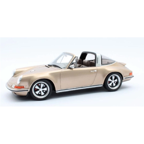 SINGER PORSCHE 911 TARGA 1967 GOLD 1:18 Cult Scale Models Auto Stradali Modellino