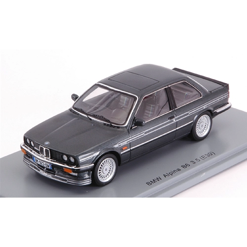 BMW ALPINA B6 3.5 (E30) 1986 BLACK 1:43 Spark Model Auto Stradali Modellino