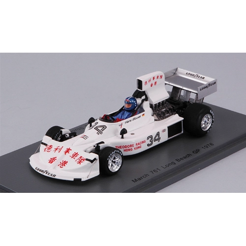 MARCH 761 H.J.STUCK 1976 N.34 LONG BEACH GP 1:43 Spark Model Formula 1 Modellino