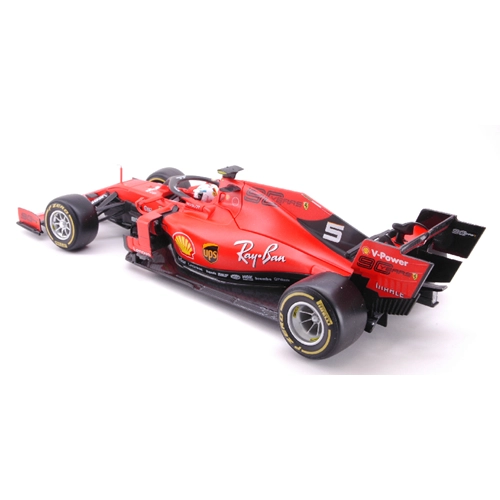 FERRARI SF90 SEBASTIAN VETTEL 2019 N.5 1:18 Burago Formula 1 Modellino