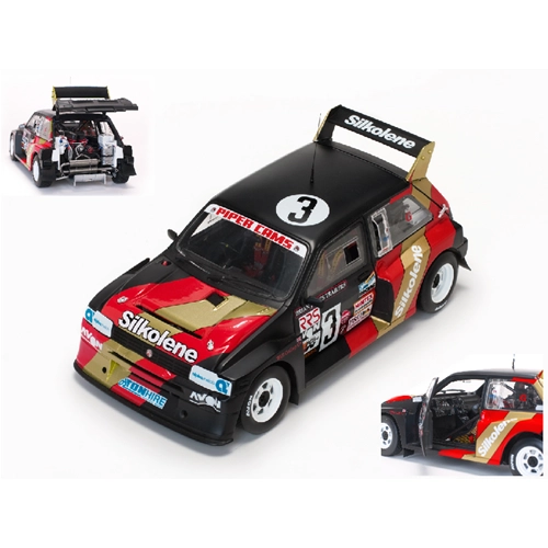 MG METRO 6R4 N.3 RALLYCROSS 1986 WILL GOLLOP 1:18 SunStar Auto Rally Modellino