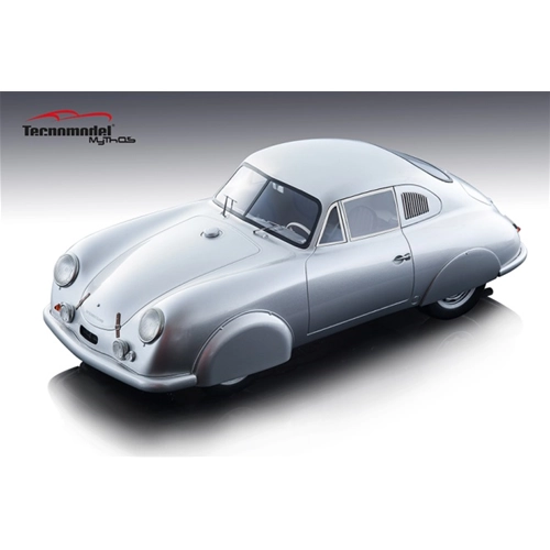PORSCHE 356 SL 1951 STREET VERSION SILVER 1:18 Tecnomodel Auto Stradali Modellino